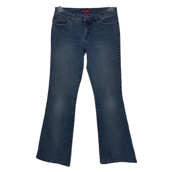 Y2K SO Low Rise Bootcut Denim Jeans 2000s 00s Size 7 - Picture 1 of 5